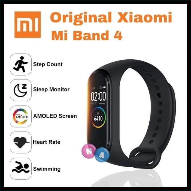 Diskon Smart Mi Band 4 Original Xiaomi - Smart Watch Mi Band 4 Original CUCI GUDANG