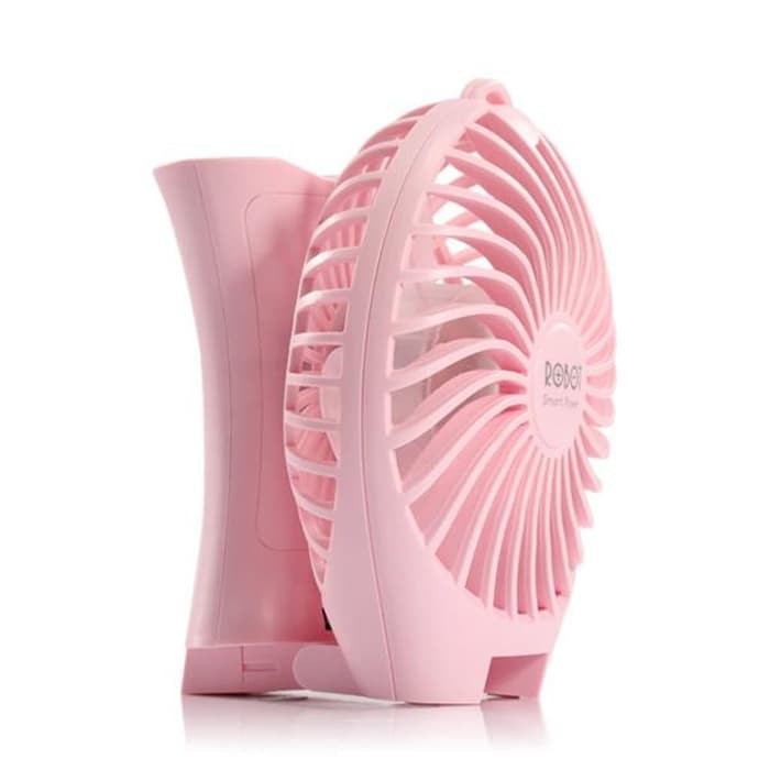 VIVAN Robot Power Bank RT-BF06 2000mAh Portable Kipas Angin - Mini Fan - Biru Muda