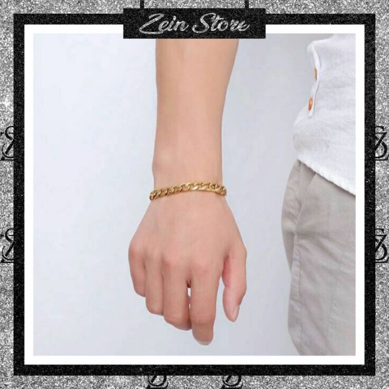 GELANG TITANIUM GOLD PRIA DAN WANITA