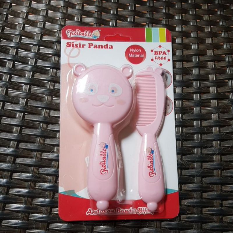 Sisir Bayi Reliable Panda isi 2 8818