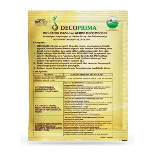 Decoprima Bio Decomposer Sterilisasi Aerob Dekomposer Hayati Fungisida