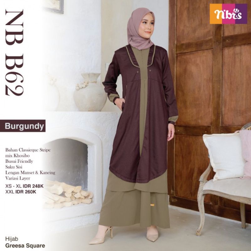 NIBRAS GAMIS TERBARU//NB B62//NIBRAS ORIGINAL