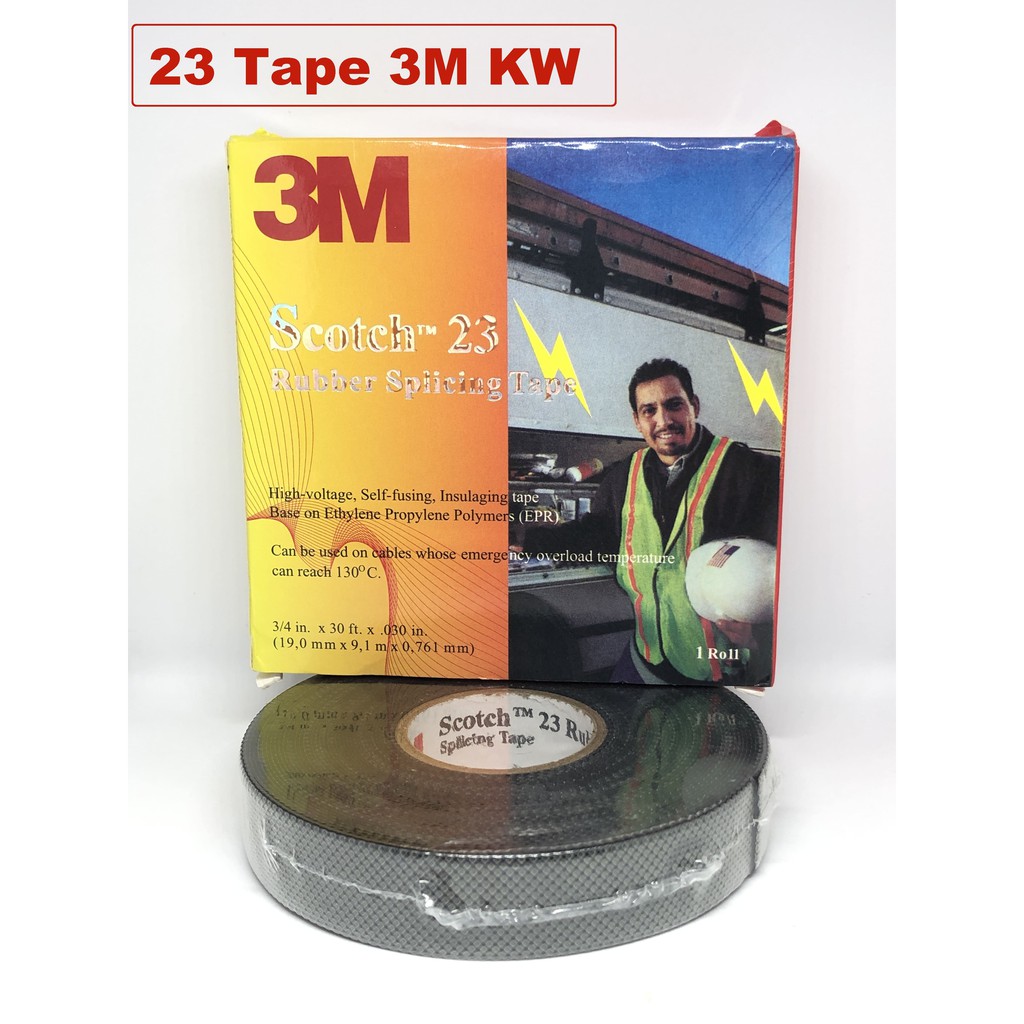 3M ISOLASI ELECTRICAL / SCOTH 23 TAPE / ISOLASI LISTRIK 3/4 in x 30 ft