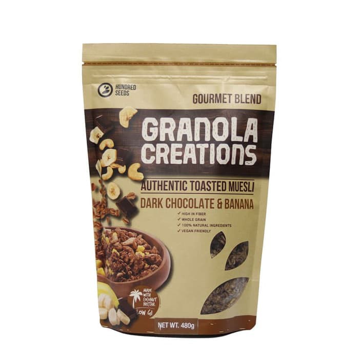 

Granola Creation-Dark Chocolate Banana Gourmet Mix 400 gr