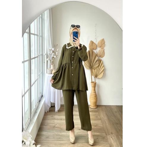 G99T SETCEL CRINKLE PUTTY JUMBO XXL KANCING BUSUI BUMIL MUSLIM POLOS  PGMTA JEQ