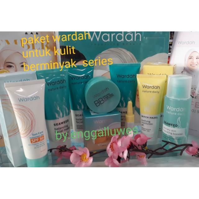 Paket Wardah Nature Dailly Seris Untuk Kulit Berminyak Terbaru Shopee Indonesia