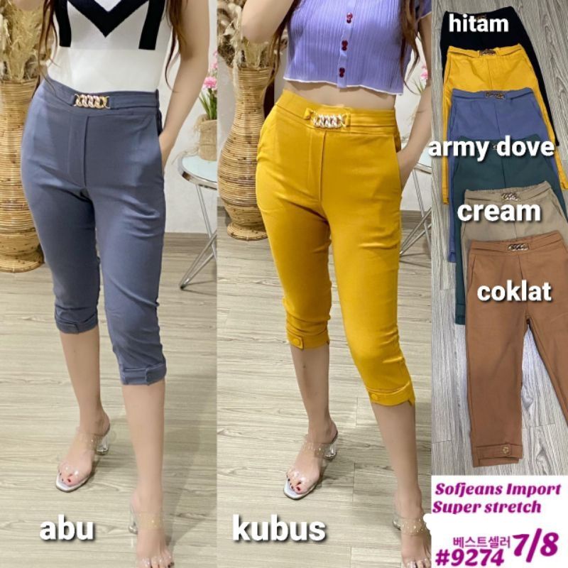 CELANA 7/8 SOFTJEANS PREMIUM SUPER STETCH 9274