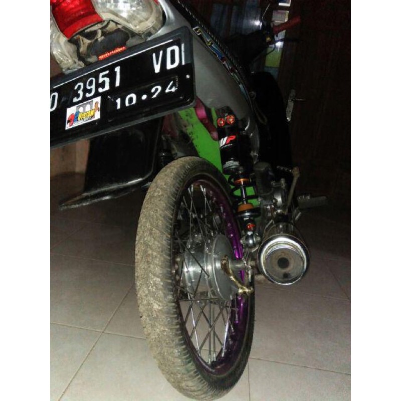 Shockbreaker Showa model Wp double bebek ukuran 340mm warna Black kualitas terbaikd