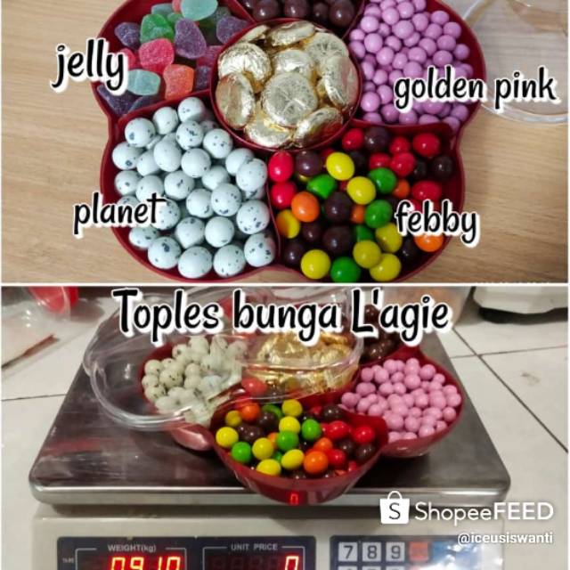 

Coklat toples bunga