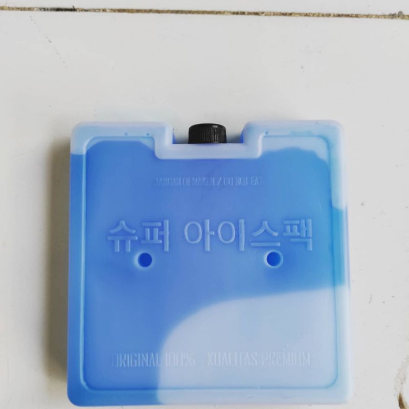 15x15cm ice gel ice pack thermafreeze dry ice blue ice bahan ice pack powder friz ice gel kipas ac