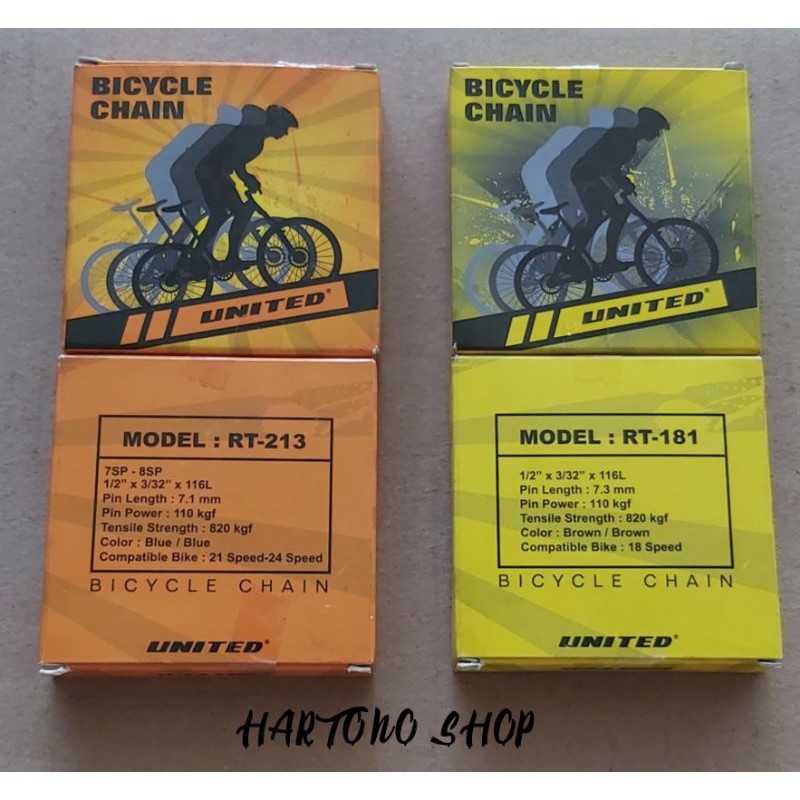 RANTAI SEPEDA OPERAN 6 SPEED 7 SPEED RANTAI SEPEDA SPEED UNITED SEPEDA OPERAN