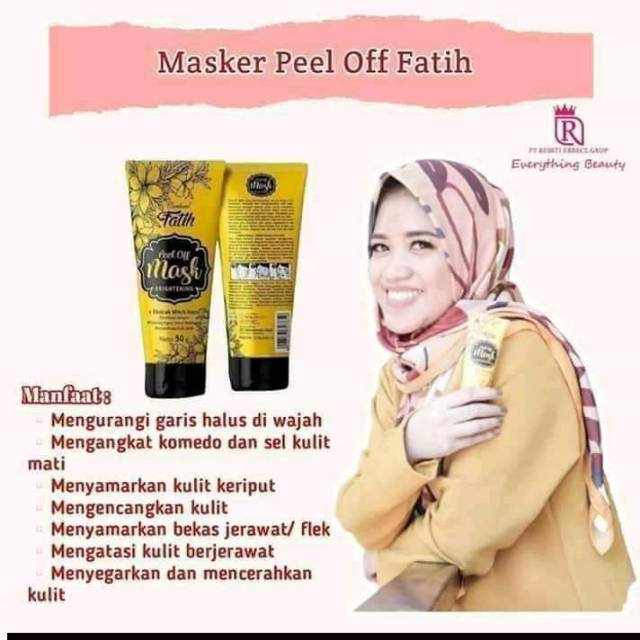 Masker peel off Fatih Virall