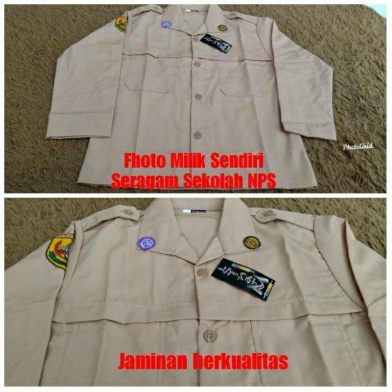 Atasan  Pramuka SD SMP  Wanita / Baju Pramuka SD SMP Penggalang /Atasan Pramuka Wanita tanpa polet