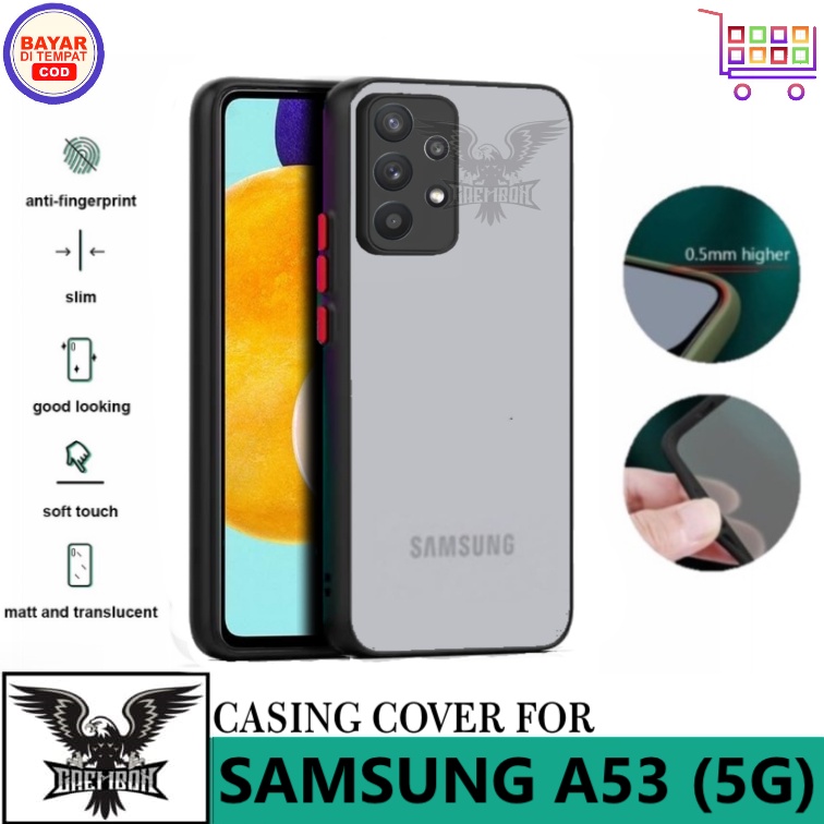 Promo Case Samsung Galaxy A53 5G Aero Dove Matte Premium Casing Cover Anti Bekas Sidik Jari