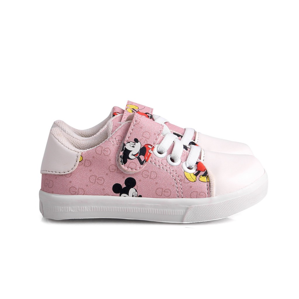 sepatu anak perempuan motif kartun warna pink MKY