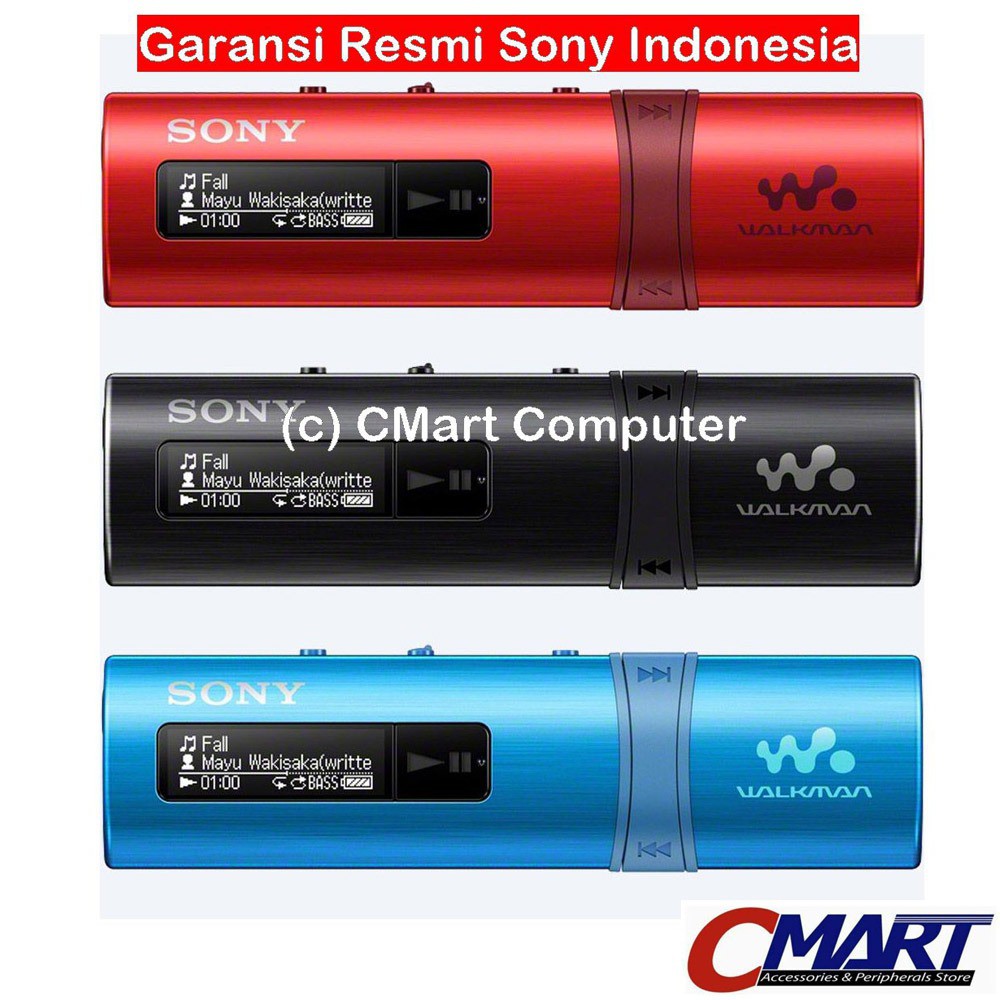 Sony MP3 Player Sport Walkman 4GB Earphone NWZ B183 DISKON KECE