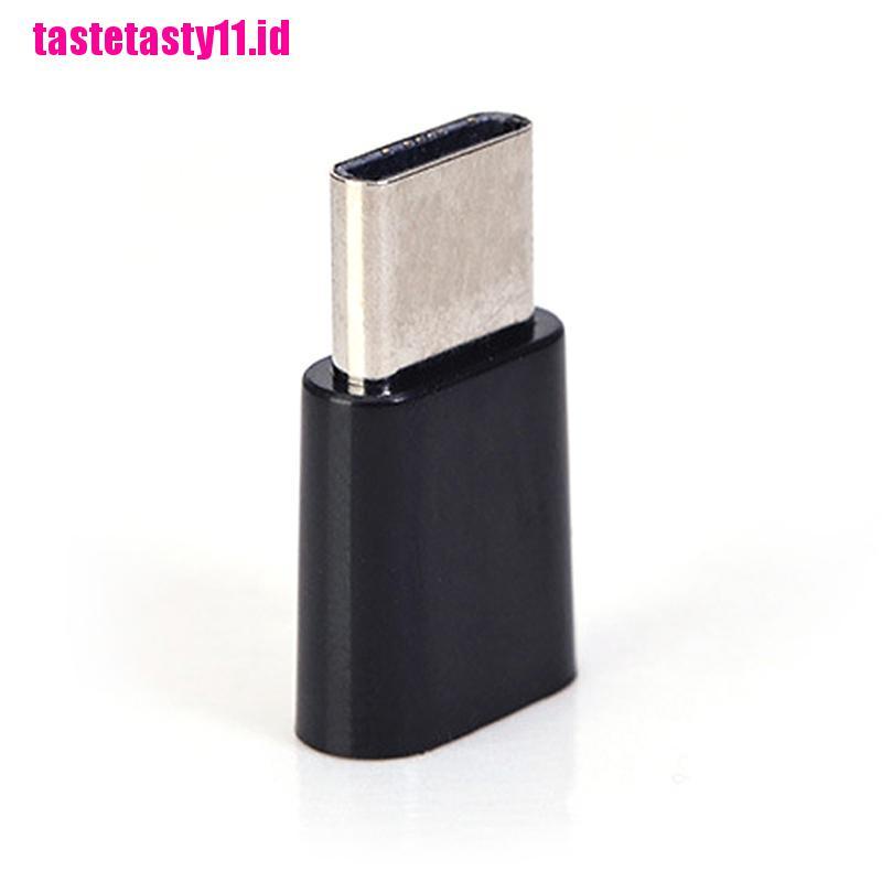 Adaptor Konverter Pengisian Daya Micro USB Female Ke Tipe C Male