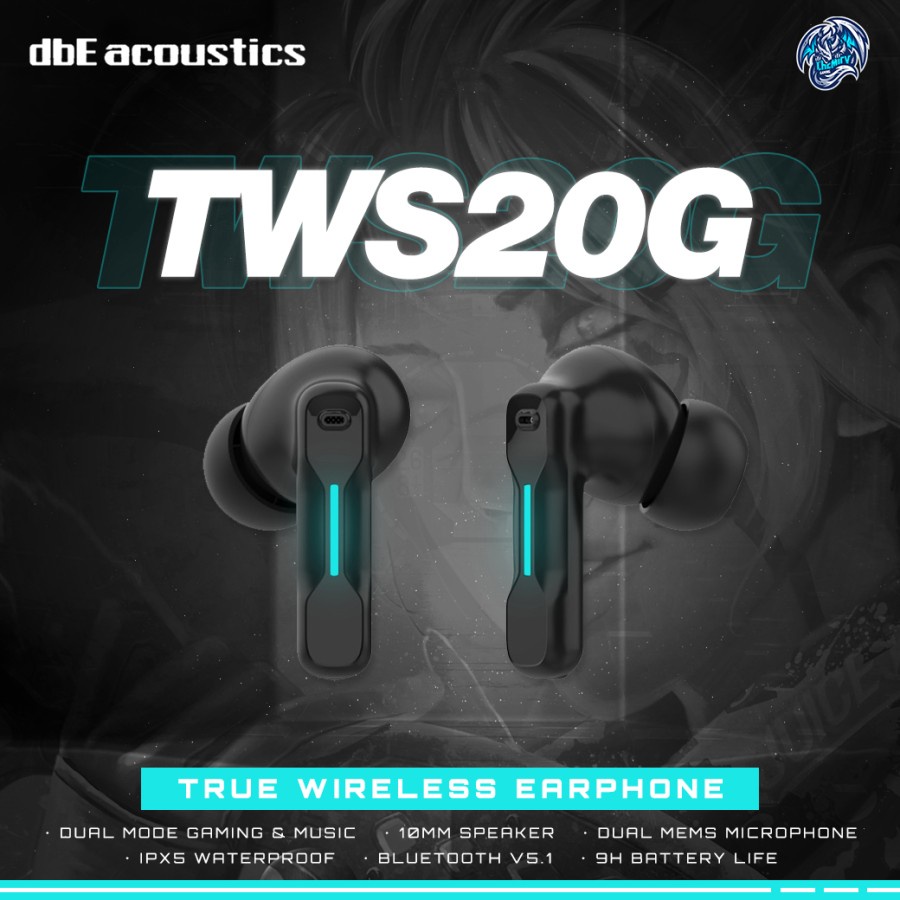 dBE TWS20G / TWS 20G True Wireless Gaming Earphone