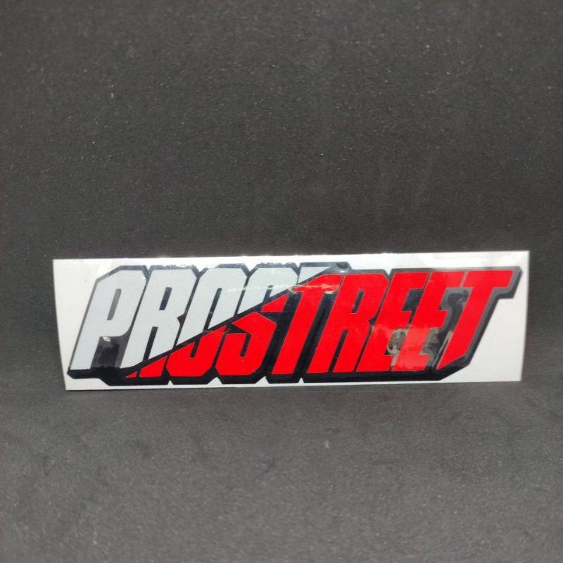 STICKER PROSTREET CUTTING Besar 15cm x 4cm (A2) stiker motor