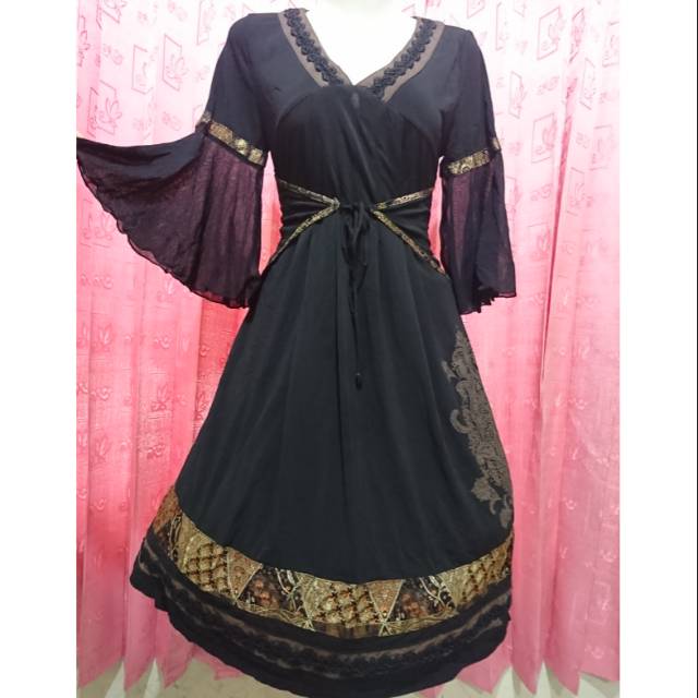 BLACK ELEGANT DRESS BY OZZ ONESTE