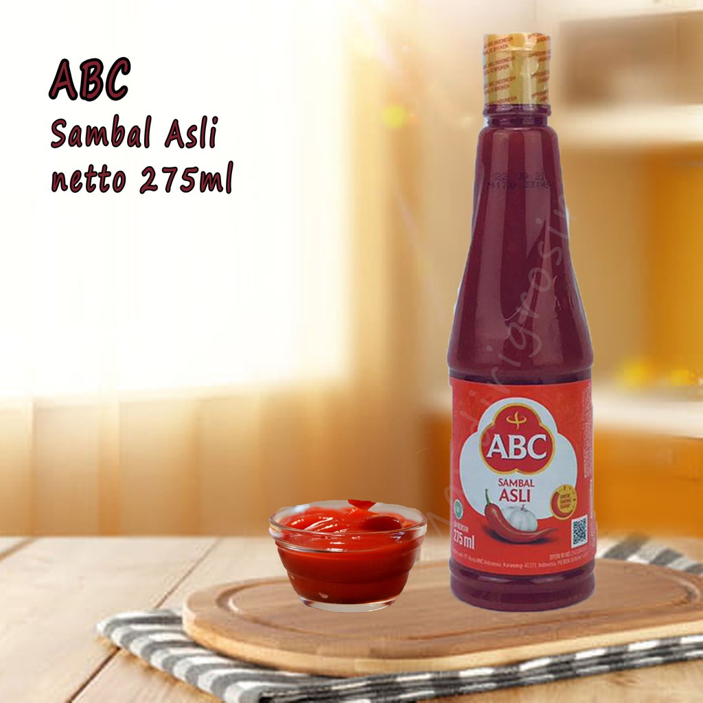 SAMBAL * ASLI * 275ML * SAMBAL * ABC