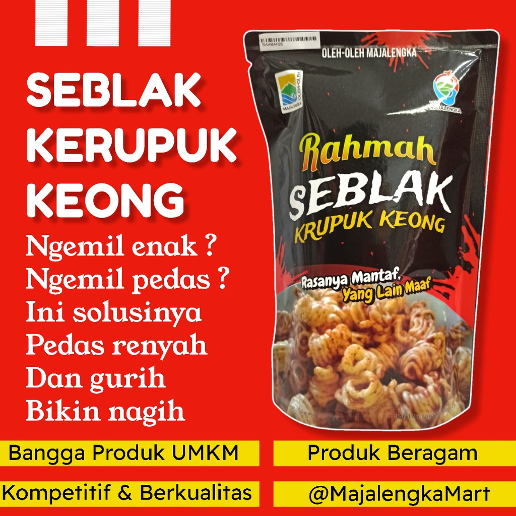 

Seblak Kerupuk Keong RAHMAH, Renyah Pedas Dan Gurih Mantap MM