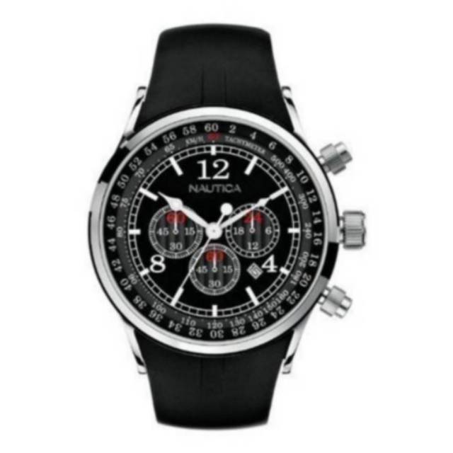 Jam Tangan Pria Nautica N13530G NSR 01 Stainless Steel Watch Original