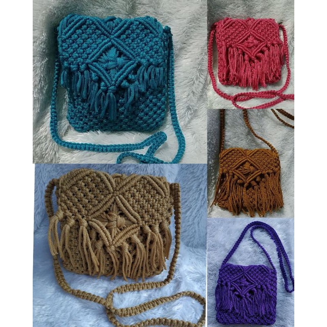 TAS RAJUT TALIKUR MURAH JOGJA/TAS RAJUT SLEMPANG/TAS RAJUT WANITA