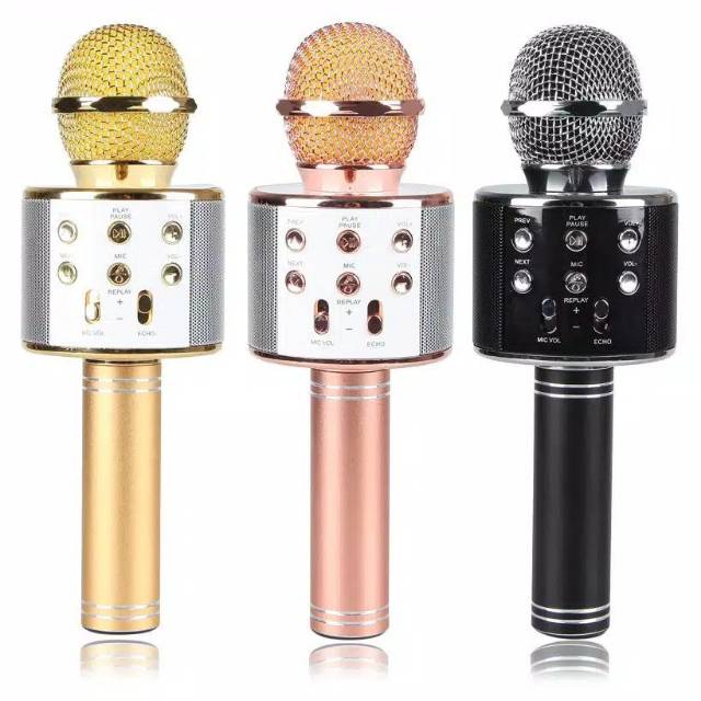 Mic ws 858 microfon wireless bluetooth - karaoke