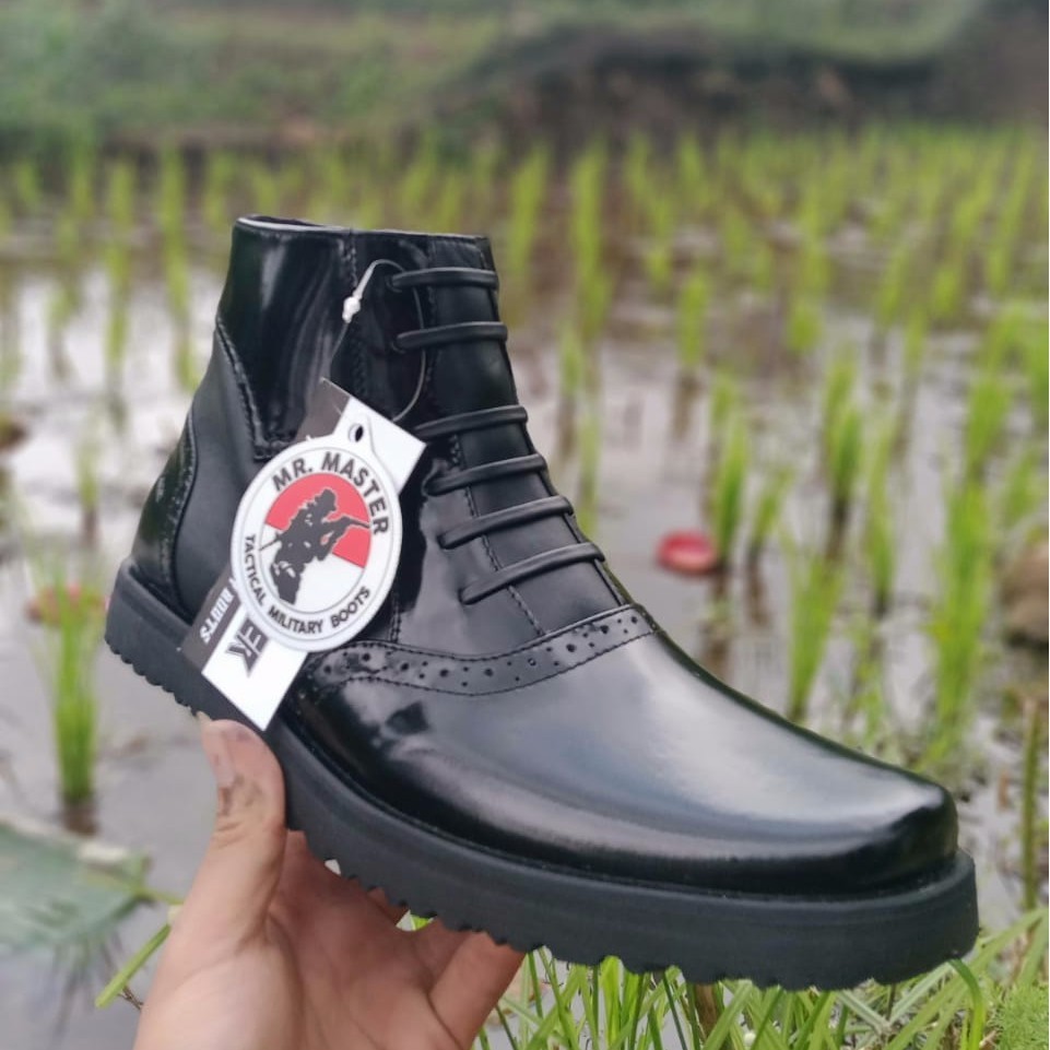 SEPATU PDH KULIT SAPI ASLI MR MASTER SEPATU PDH TNI POLRI SECURITY SATPAM SEPATU PDH PRIA WANITA