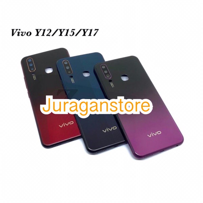 BACKDOOR BACKCOVER TUTUP BELAKANG VIVO Y12 VIVO Y15 VIVO Y17