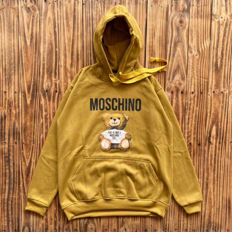 HOODIE MOSCHINO PRIA REMIUM SIMPLE KEREN JAKET HOODIE PRIA BESTSELLER