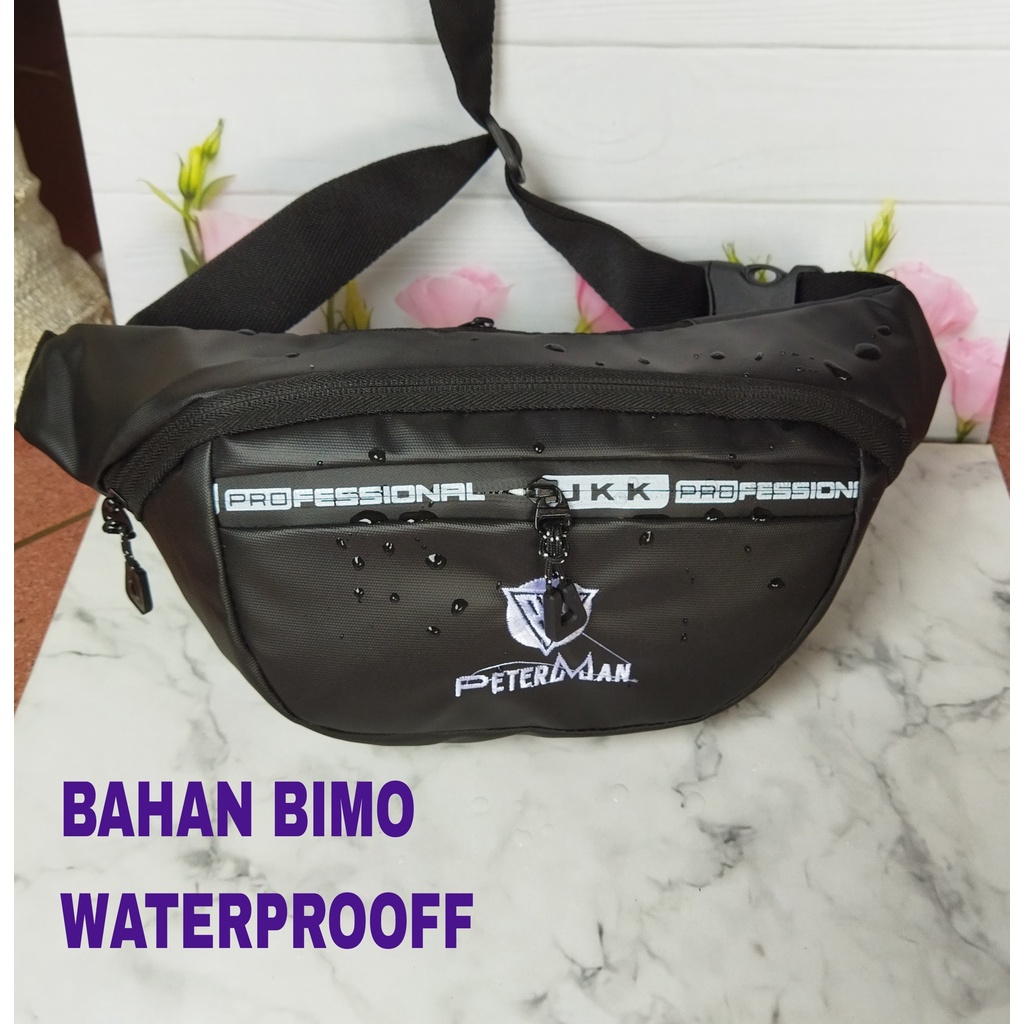 Waistbag pria gaul / Tas Selempang outdoor / tas pinggang pria waterproof