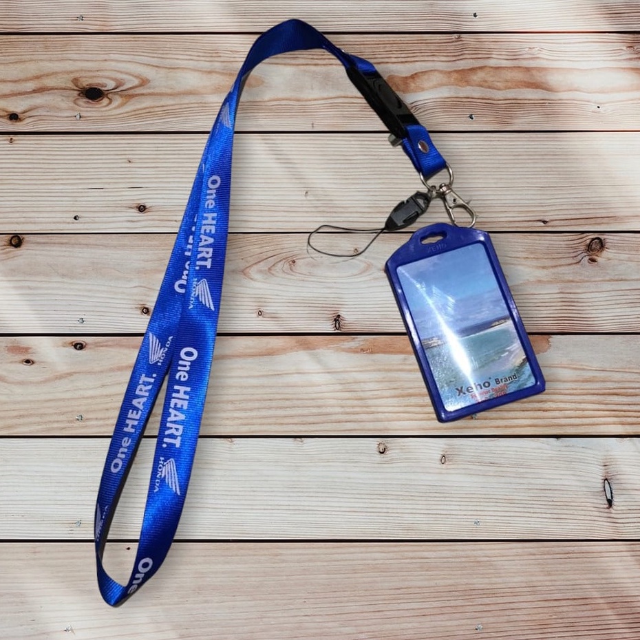 Honda Lanyard Tali Gnatungan Id Card Name Tag Holder Paket Lengkap Termurah