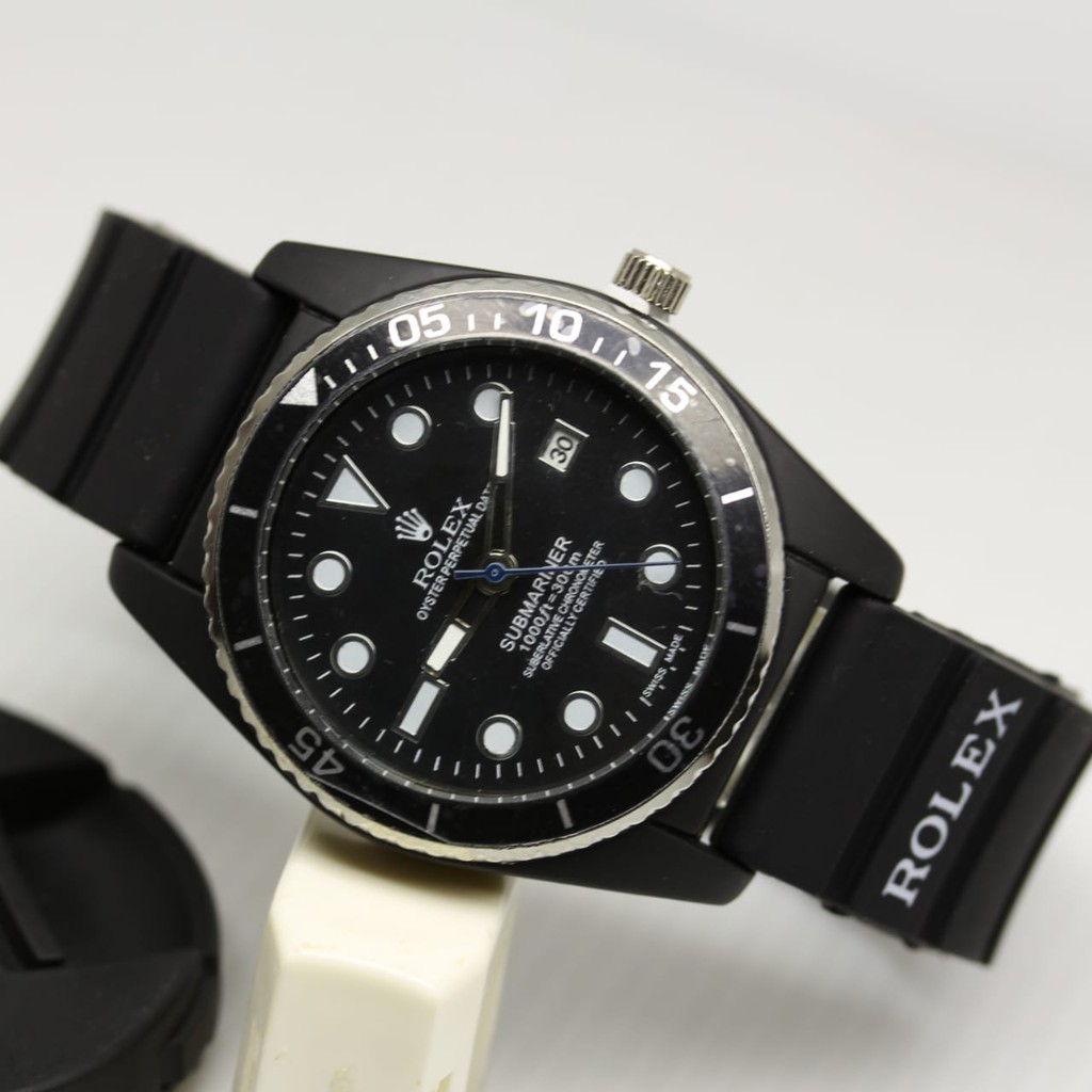 Jam Tangan Wanita Rolex Tanggal Tali Rubber