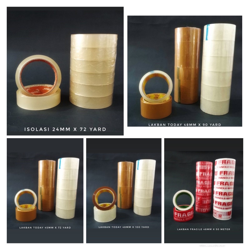 

HARGA 1 ROL | LAKBAN ISOLASI COKLAT | BENING | FRAGILE KWALITAS DAIMARU