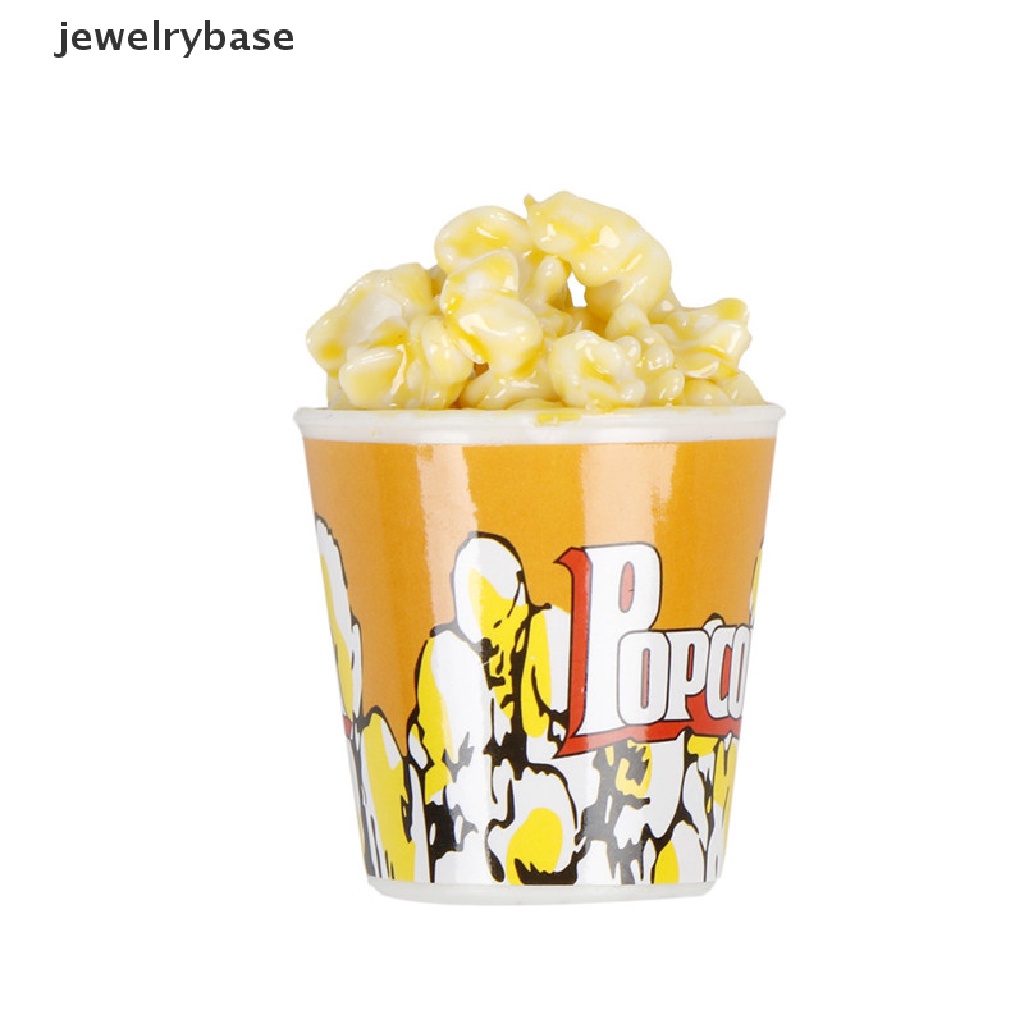 Jewelrybase Miniatur Ember Popcorn Aksesoris Rumah Boneka 1 / 6