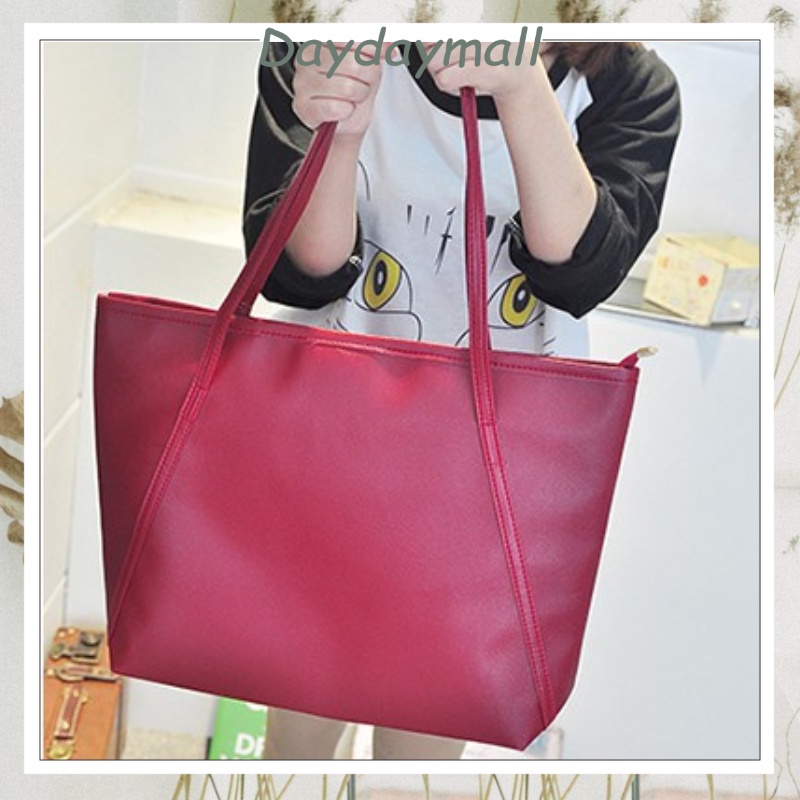 DD123 (1KG=4PCS) Woman Tote Bag Synthetic Leather Tas Wanita  Kulit Sintetis