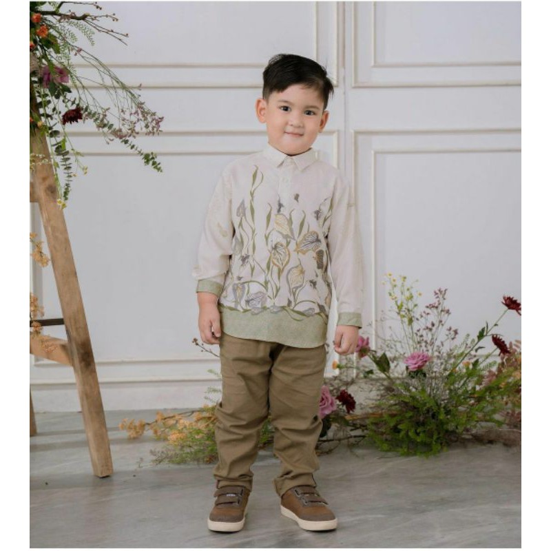 Arga Shirt Sand 4 Adinata Koko Green 9 by Geulis