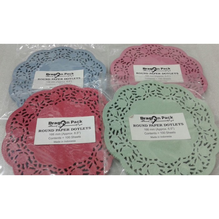 

ROUND PAPER DOYLEYS WARNA - 6.5" (166 mm)