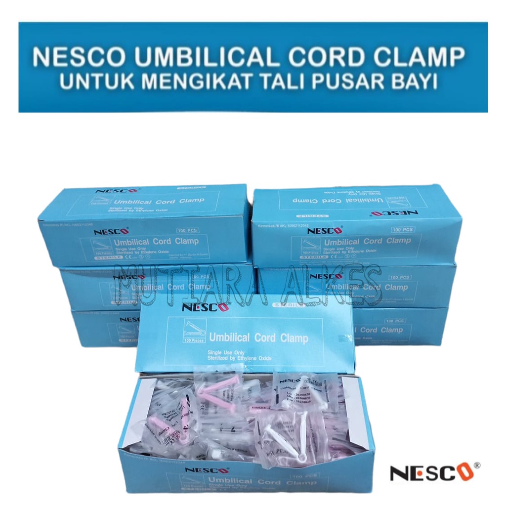 Umbilical Cord Clamp / Penjepit Tali Pusat Bayi - 100% ORIGINAL - STERILE