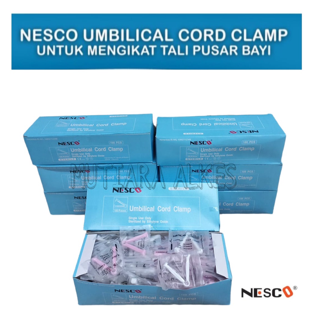 Umbilical Cord Clamp / Penjepit Tali Pusat Bayi - 100% ORIGINAL - STERILE