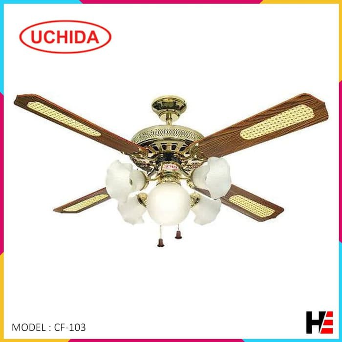 Kipas Angin Gantung 52 inch Ceiling Fan Uchida CF-103