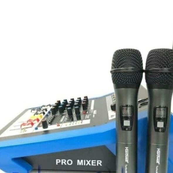 Power Mixer Mic Wireless Hardwell Turbomix 1 Turbomix1 Original Terbai