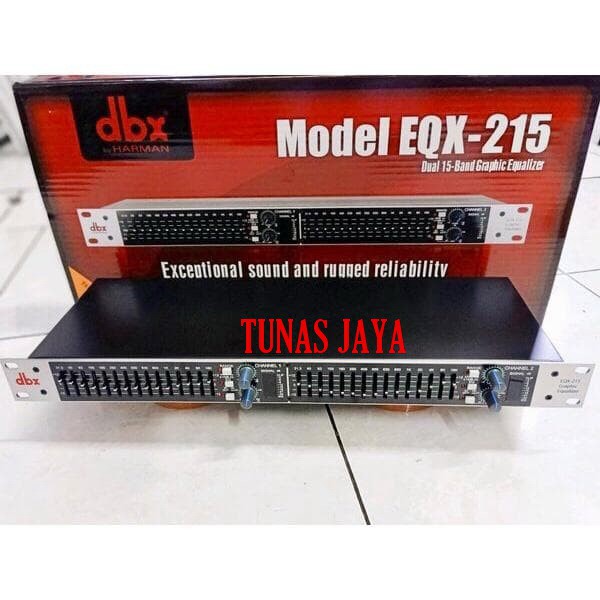 Equalizer plus subwoofer dbx EQX 215 NEW dbx eqx215