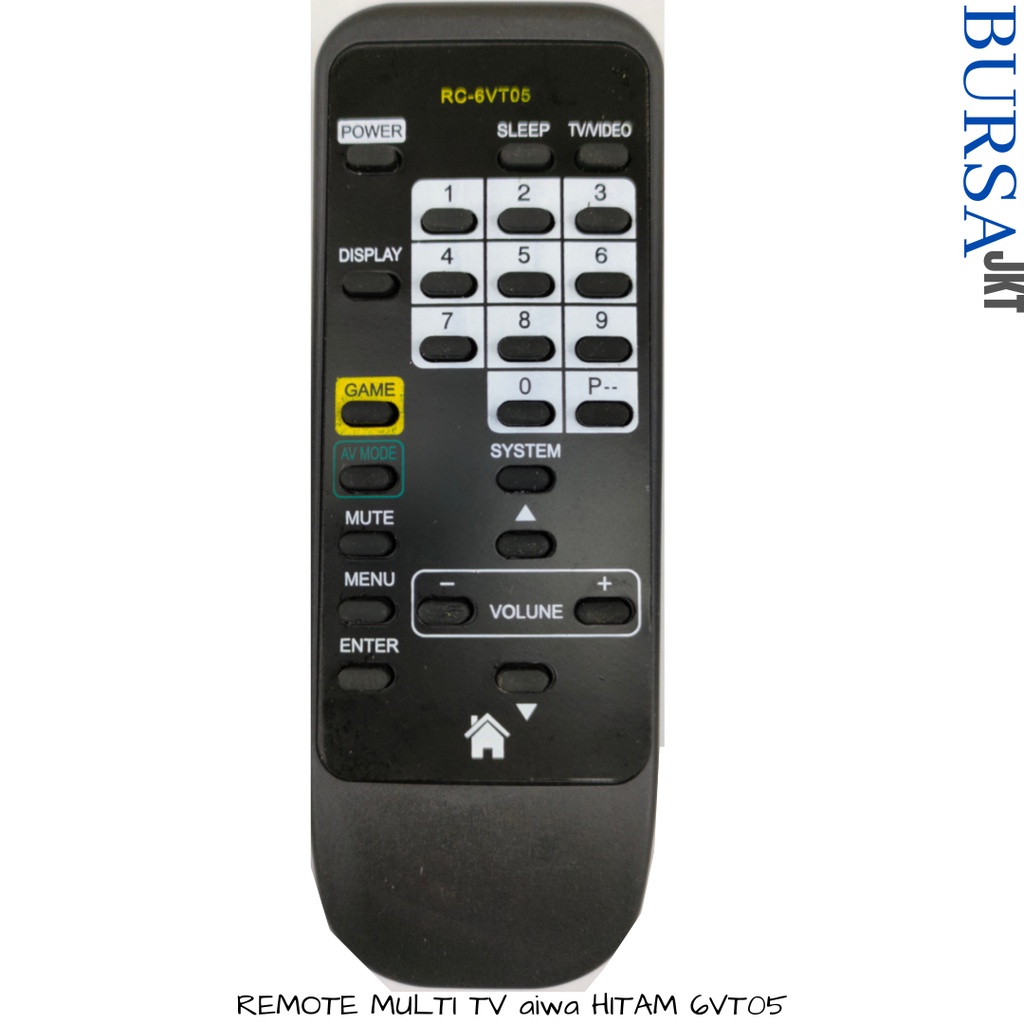 REMOTE TV AIWA TABUNG ANALOG