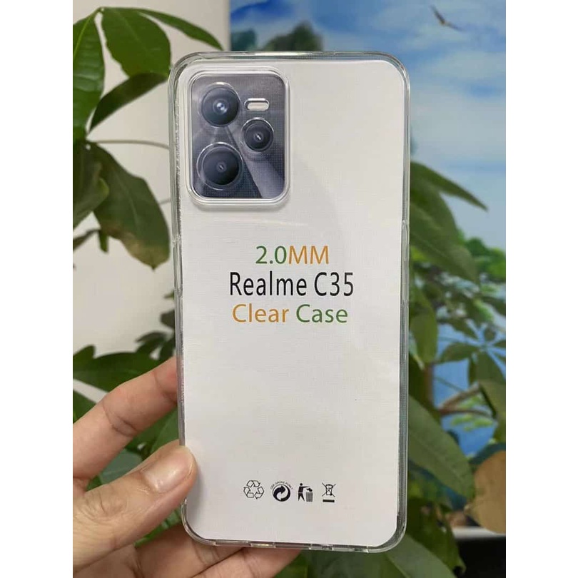 Realme Narzo 50A Prime Case Ultra Clear HD Premium Transparan Jelly Silicon Softcase  - White_Cell