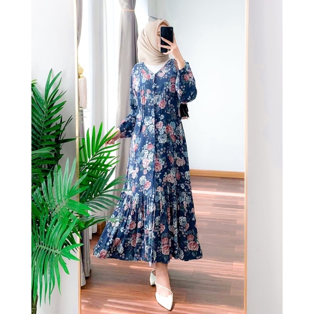 Jasmine midi dress / dress murah / dress muslim