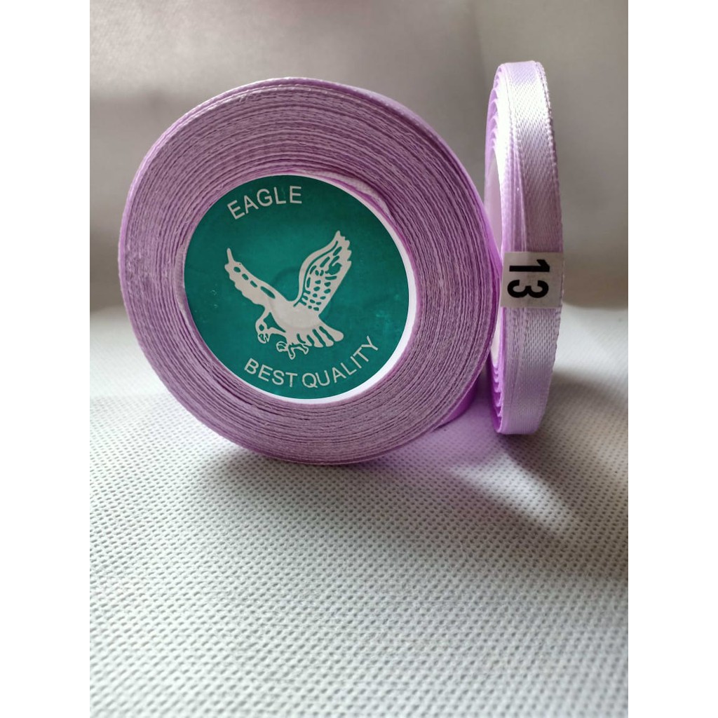 

Pita satin unggu muda 1/4 inch / 0.635cm Per roll