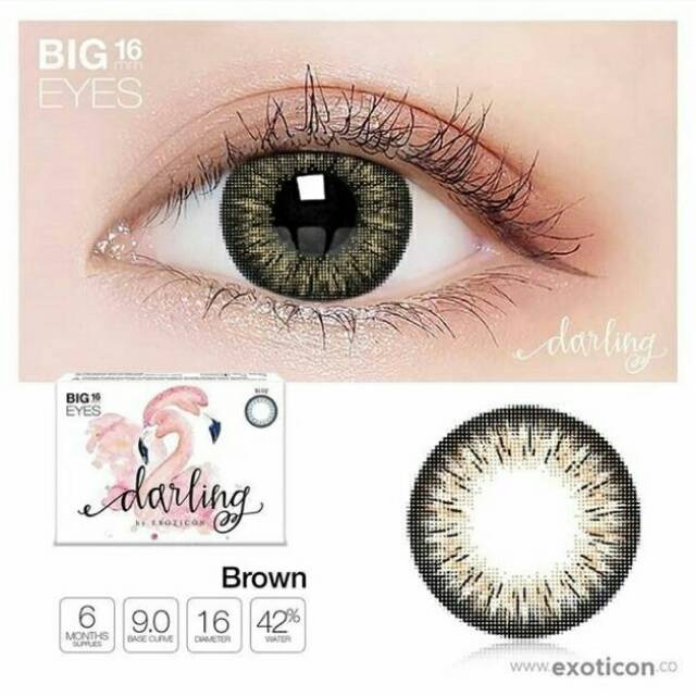 PAKET SOFTLENS DARLING DIA 16MM + CAIRAN NICE LOOK 60ML + PINSET + LENSCASE / COD INSTAN SAMEDAY / LENSA KONTAK / PAKET MURAH